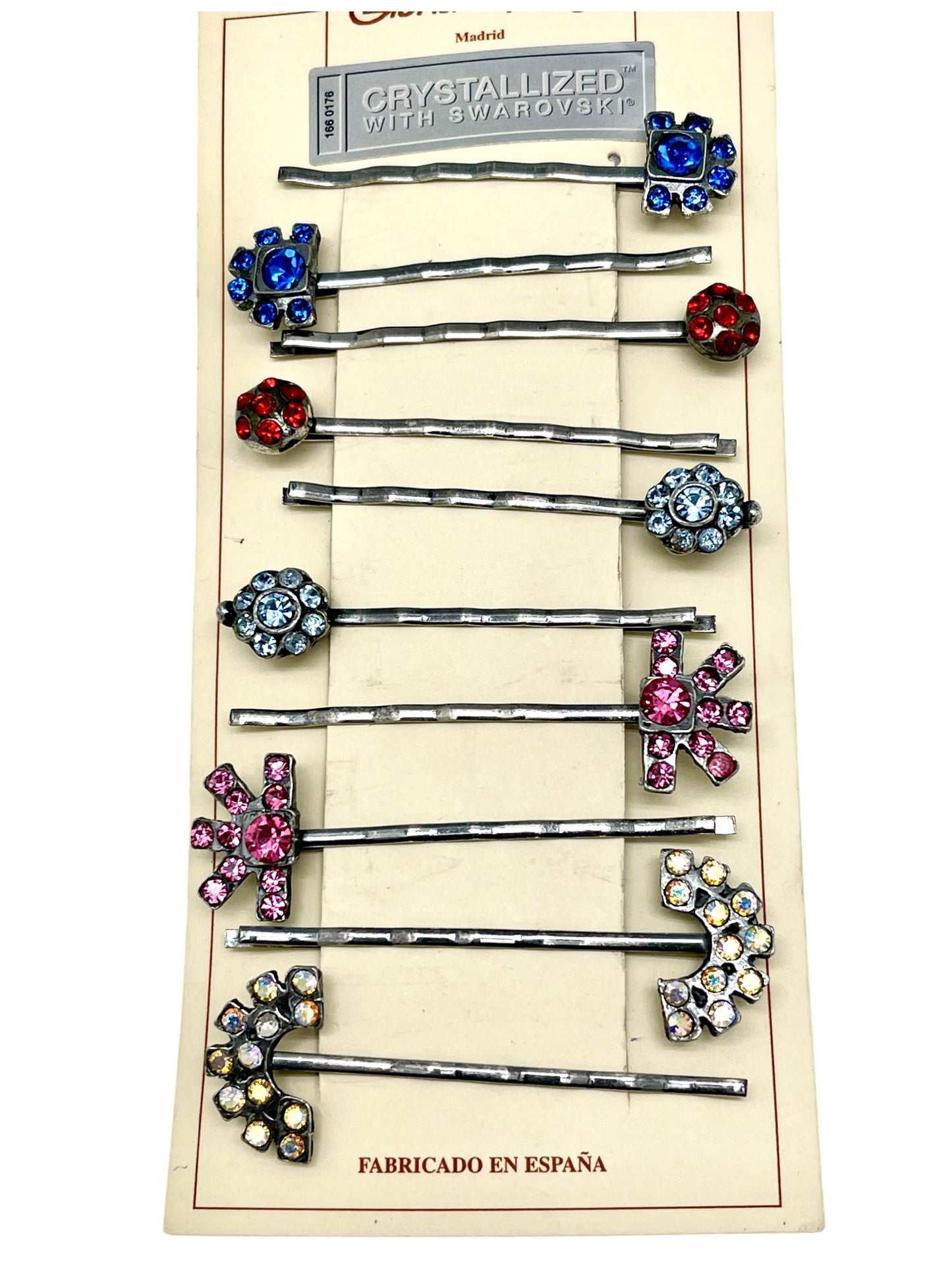 Pack 10 Horquilla surtido con cristales de SW. Figuras GD