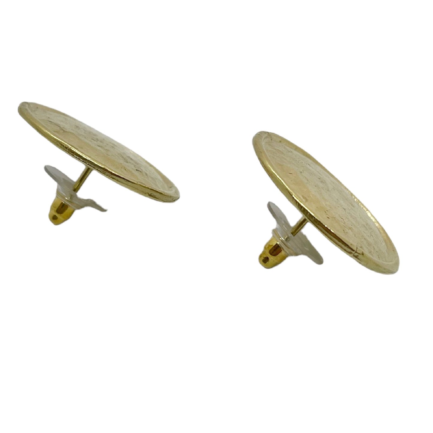 Pendiente moon en dorado "Gloria Mago"