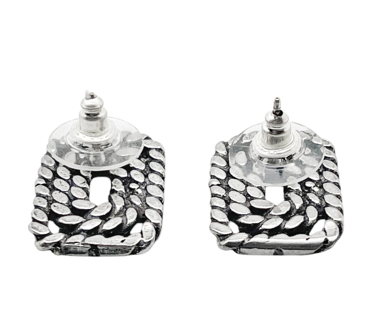 Pendiente Profundo en plata 10µ con contraste