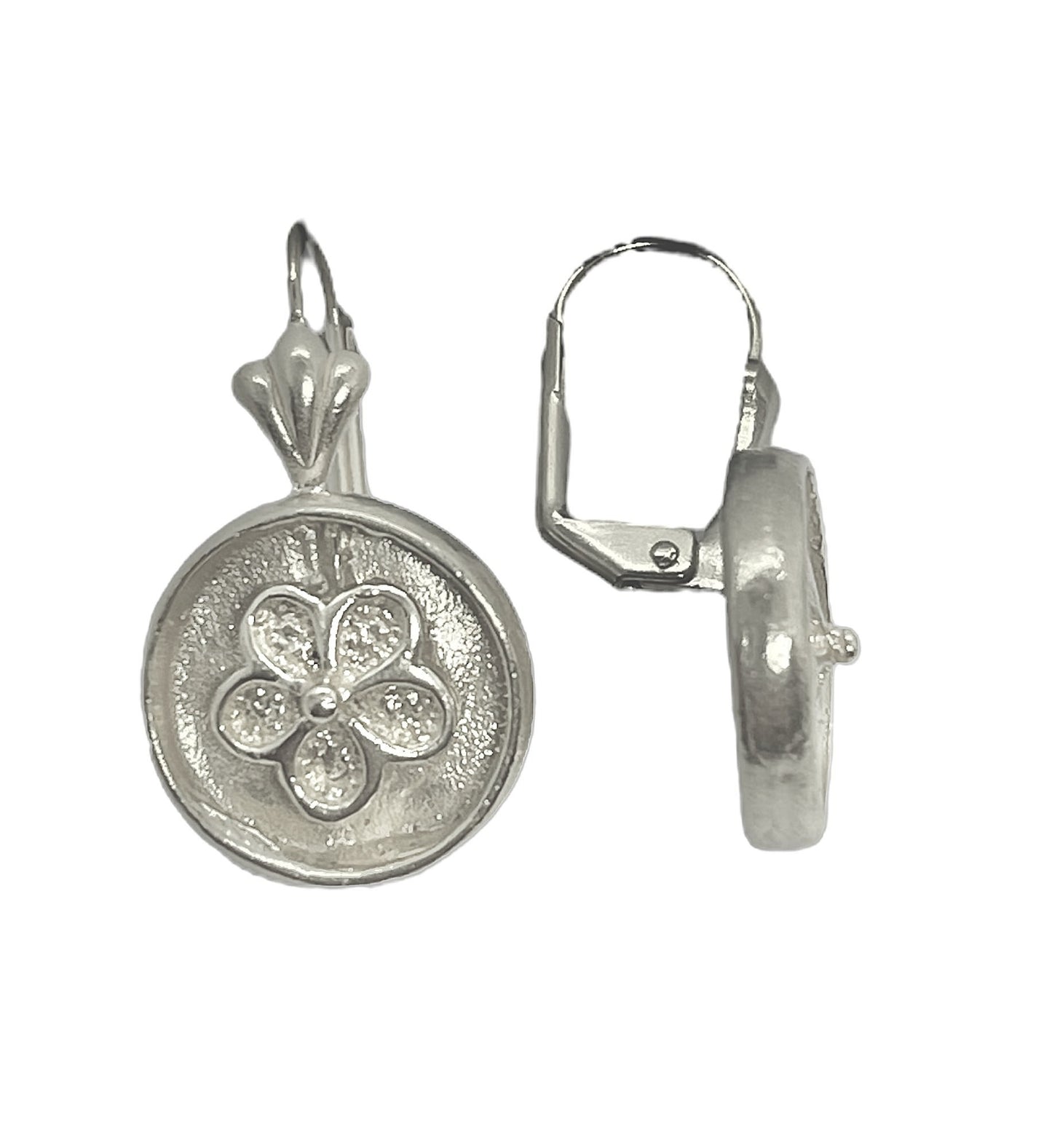 Pack pendientes dormilona en plata 10µ envejecido