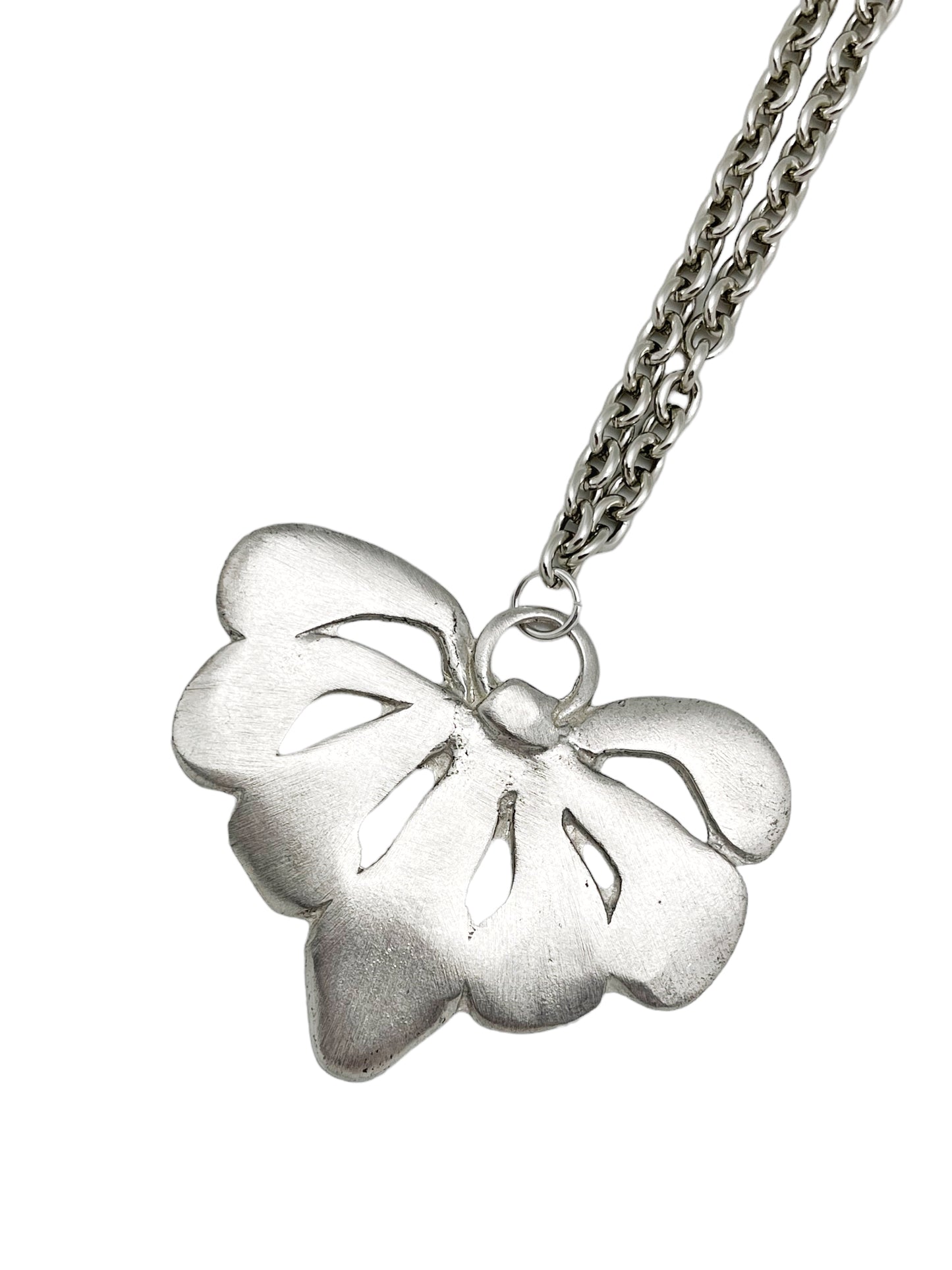 Collar largo Habanna 80cm en plata chapado