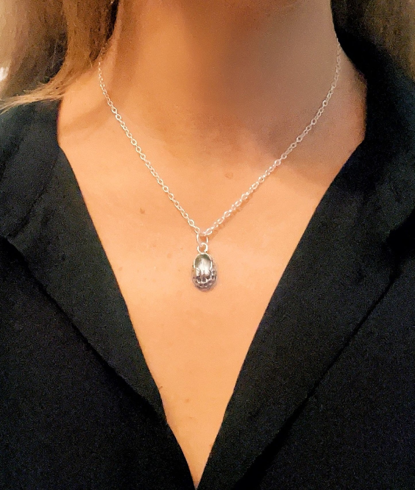 Collar "Manoletina" plata chapado
