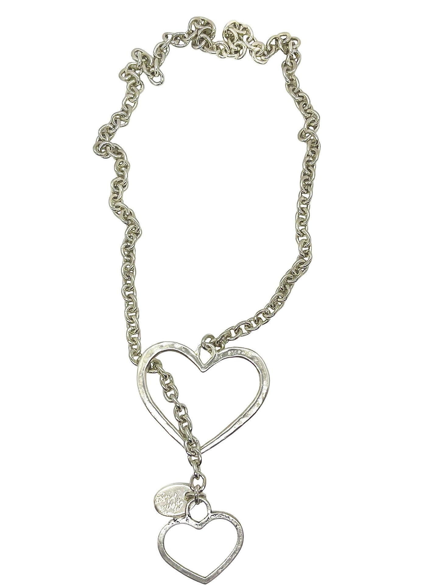 Collar "Acorazado" en plata chapado 45cm