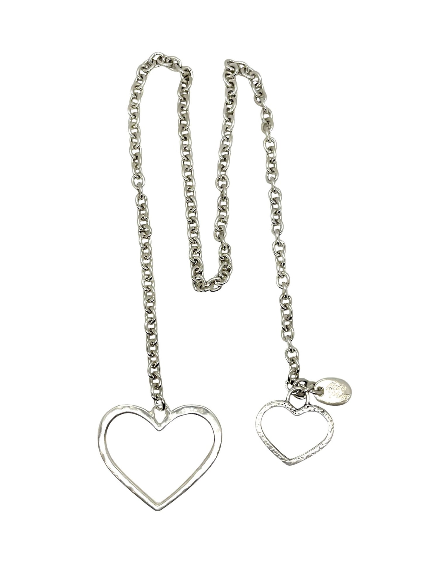Collar "Acorazado" en plata chapado 45cm