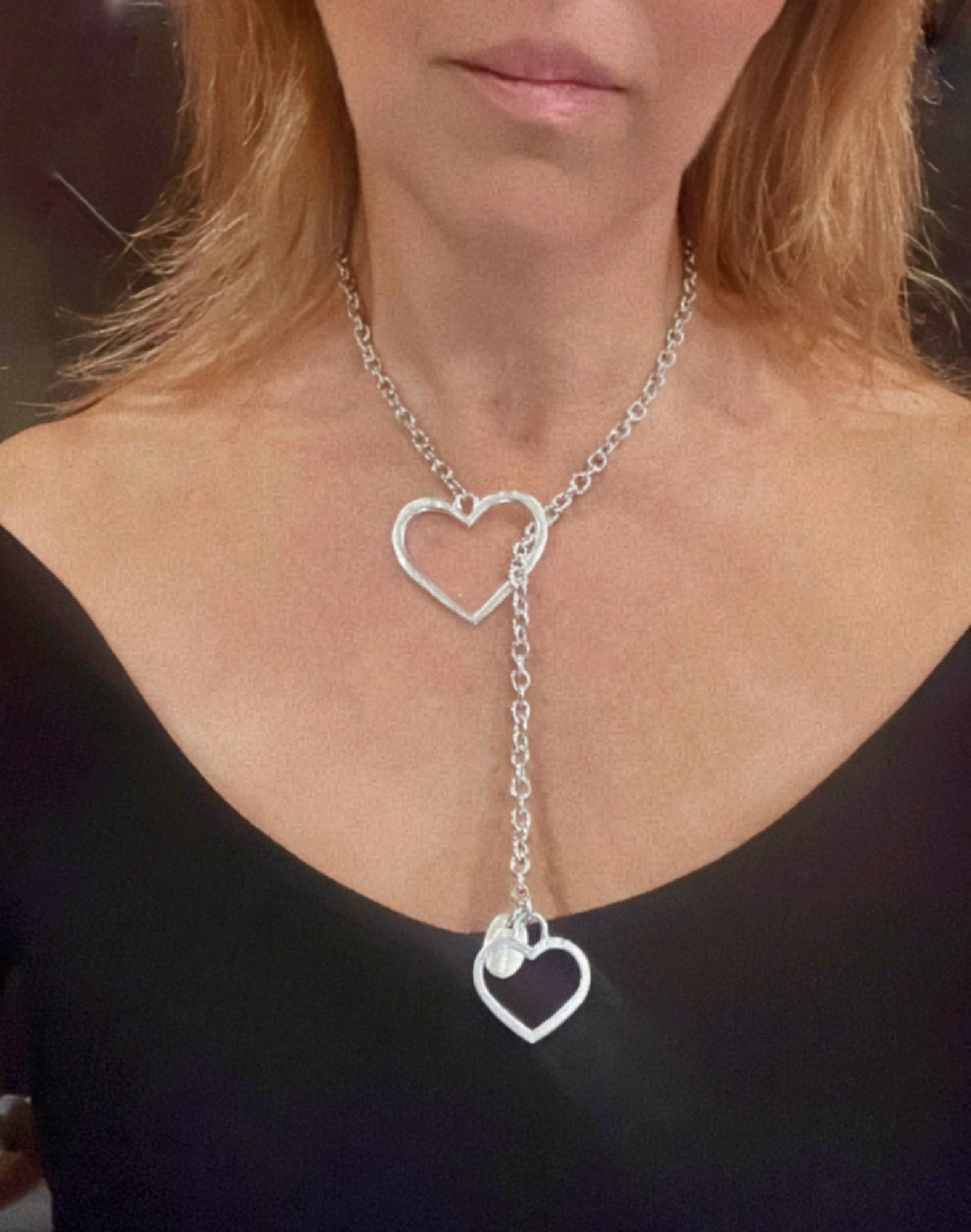Collar "Acorazado" en plata chapado 45cm