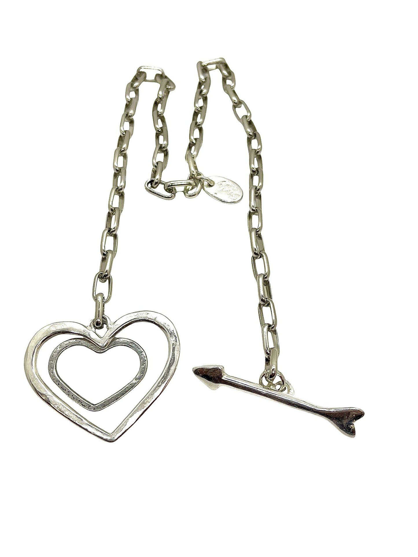 Collar Diana en plata chapado 45cm