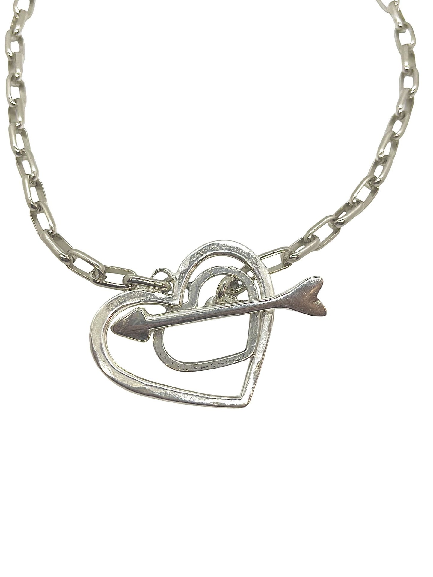 Collar Diana en plata chapado 45cm