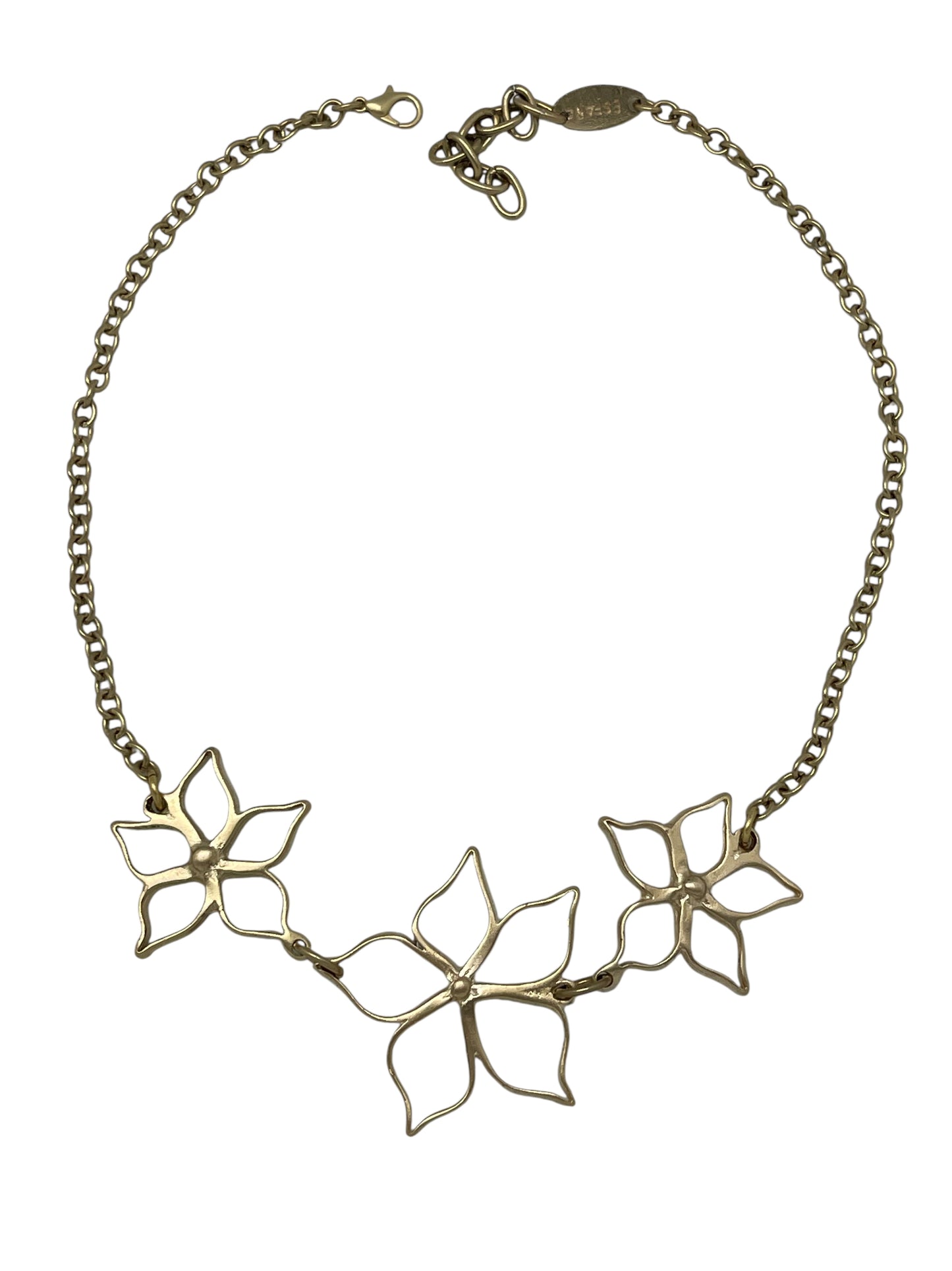 Collar Irregular Blom en dorado 40cm cadena.