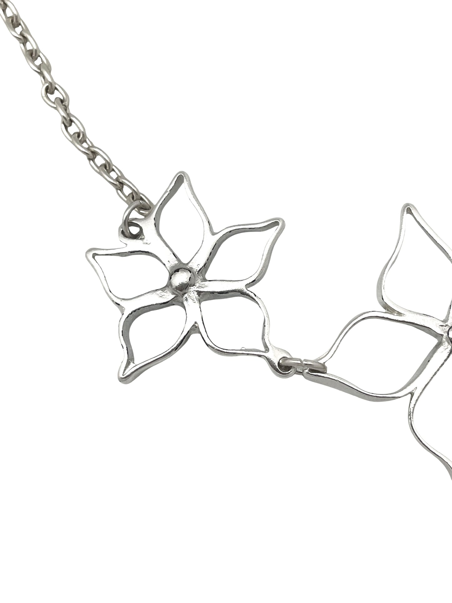 Collar Irregular Blom en plata 10µ 40cm cadena.