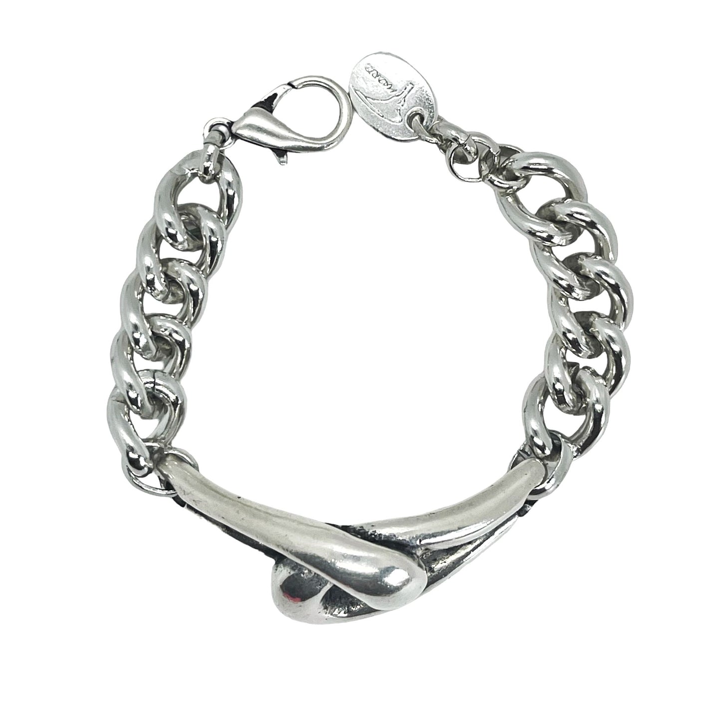 Pulsera "Dipaut" en plata chapado cadena ligera