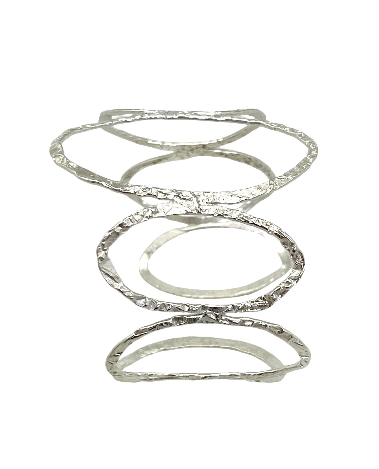 Brazalete Orion en laton plata chapado 10µ