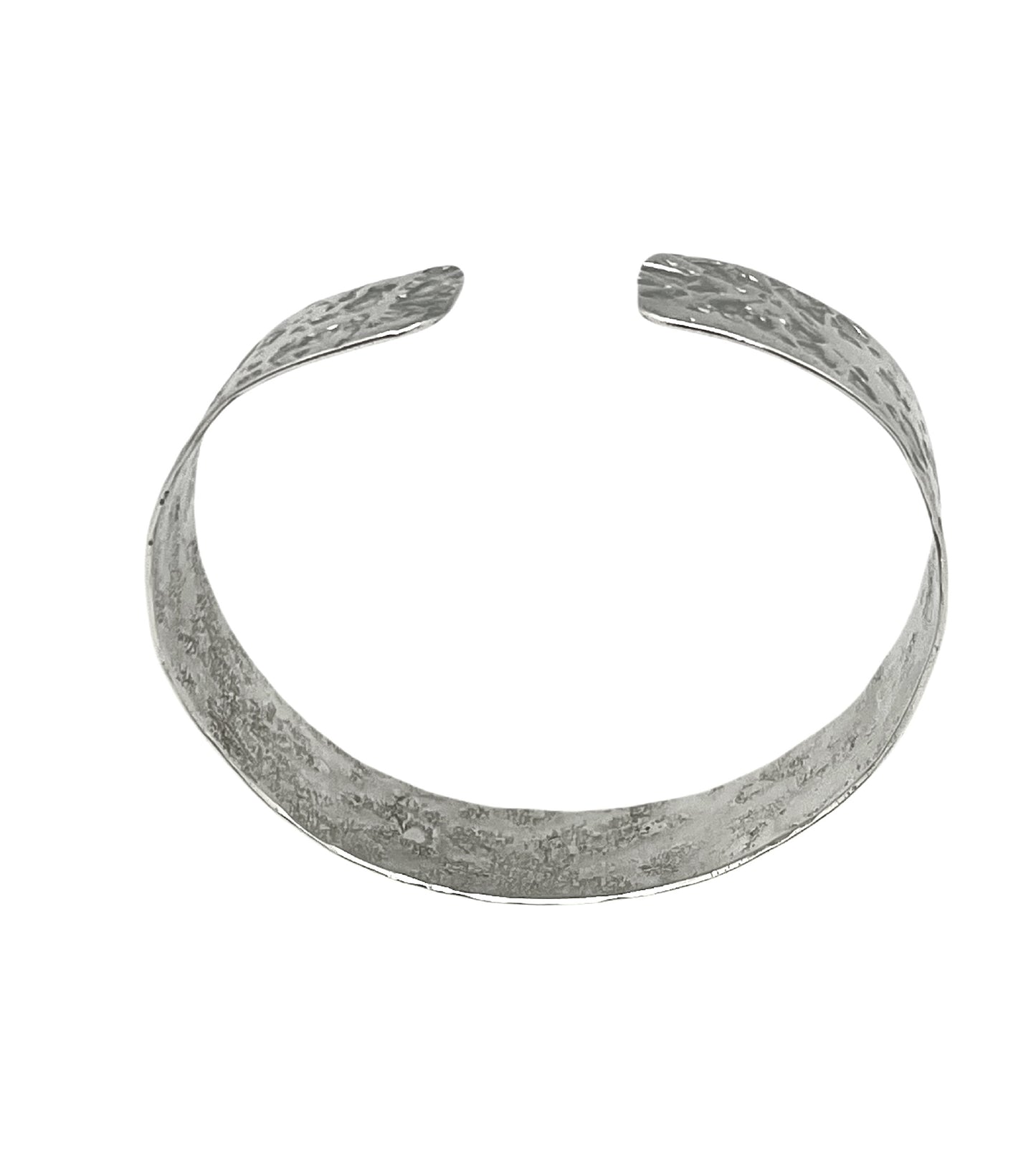 Pulsera brazalete Alunizaje Pícolo en latón plata 10µ