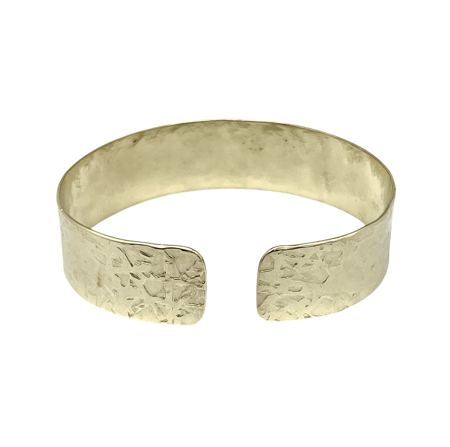 Pulsera brazalete Alunizaje Pícolo en latón dorado
