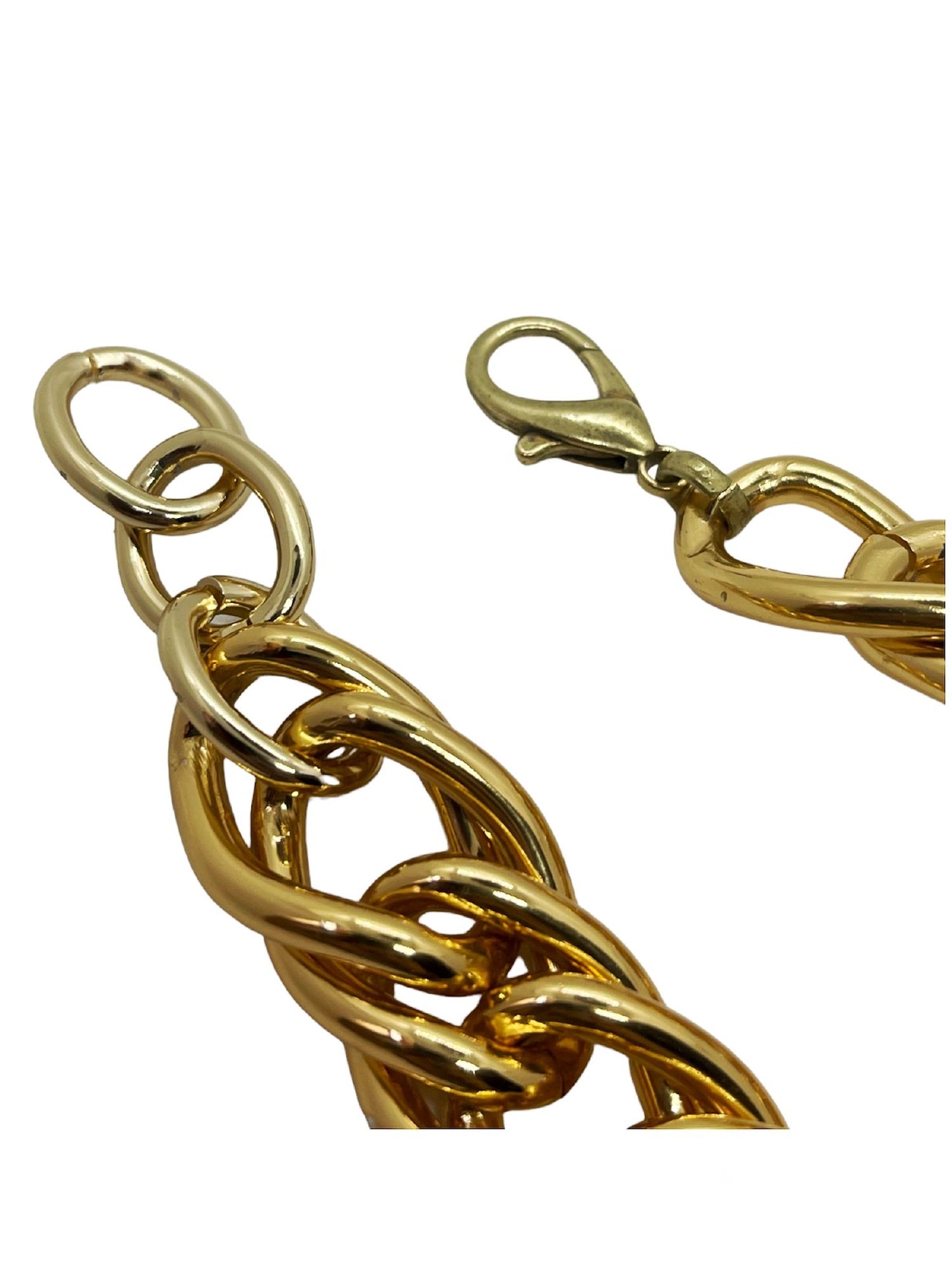 Pulsera doble eslabón "Ruby" en Dorado