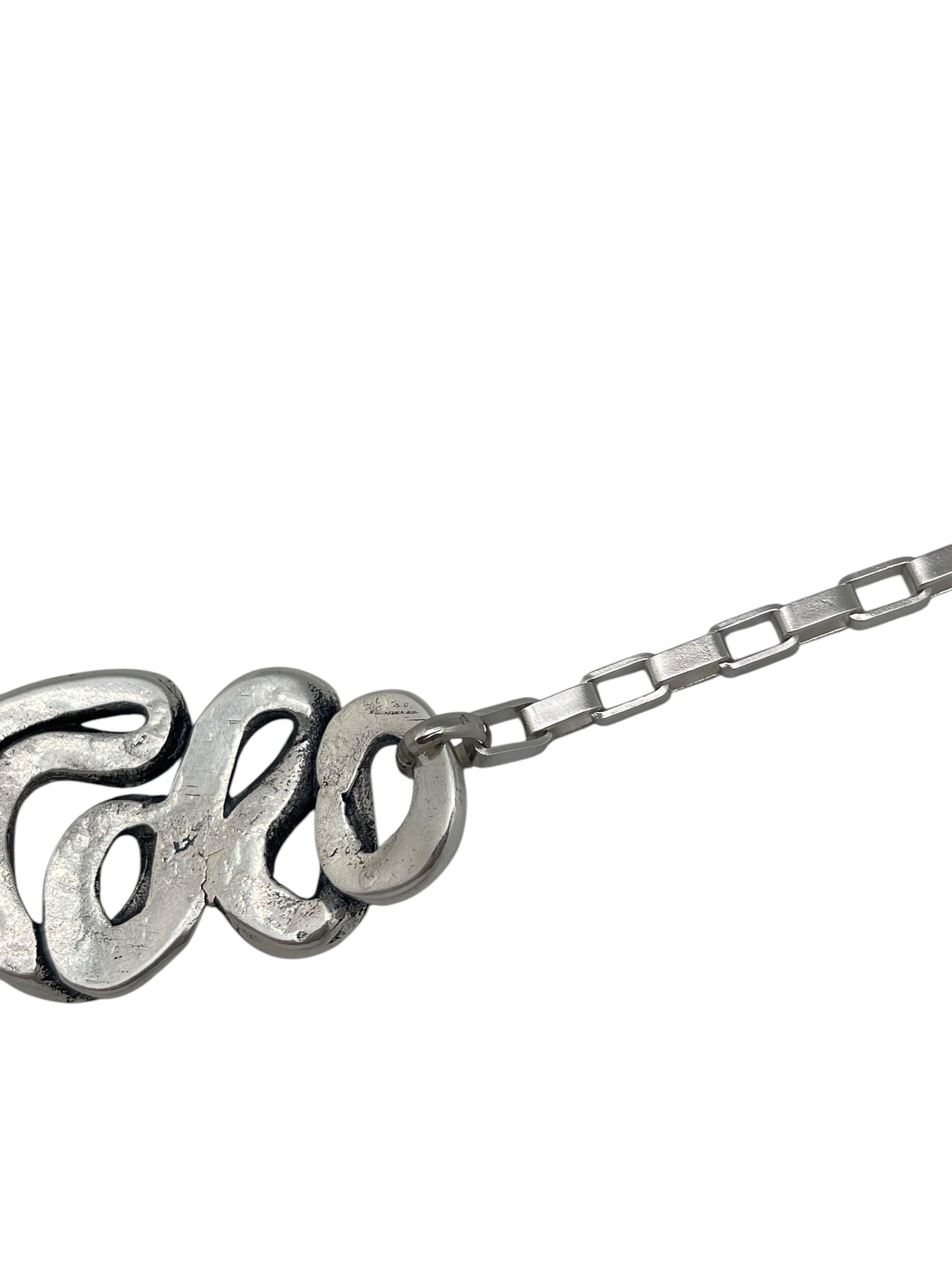 Pulsera Enredo en plata 10µ y cadena