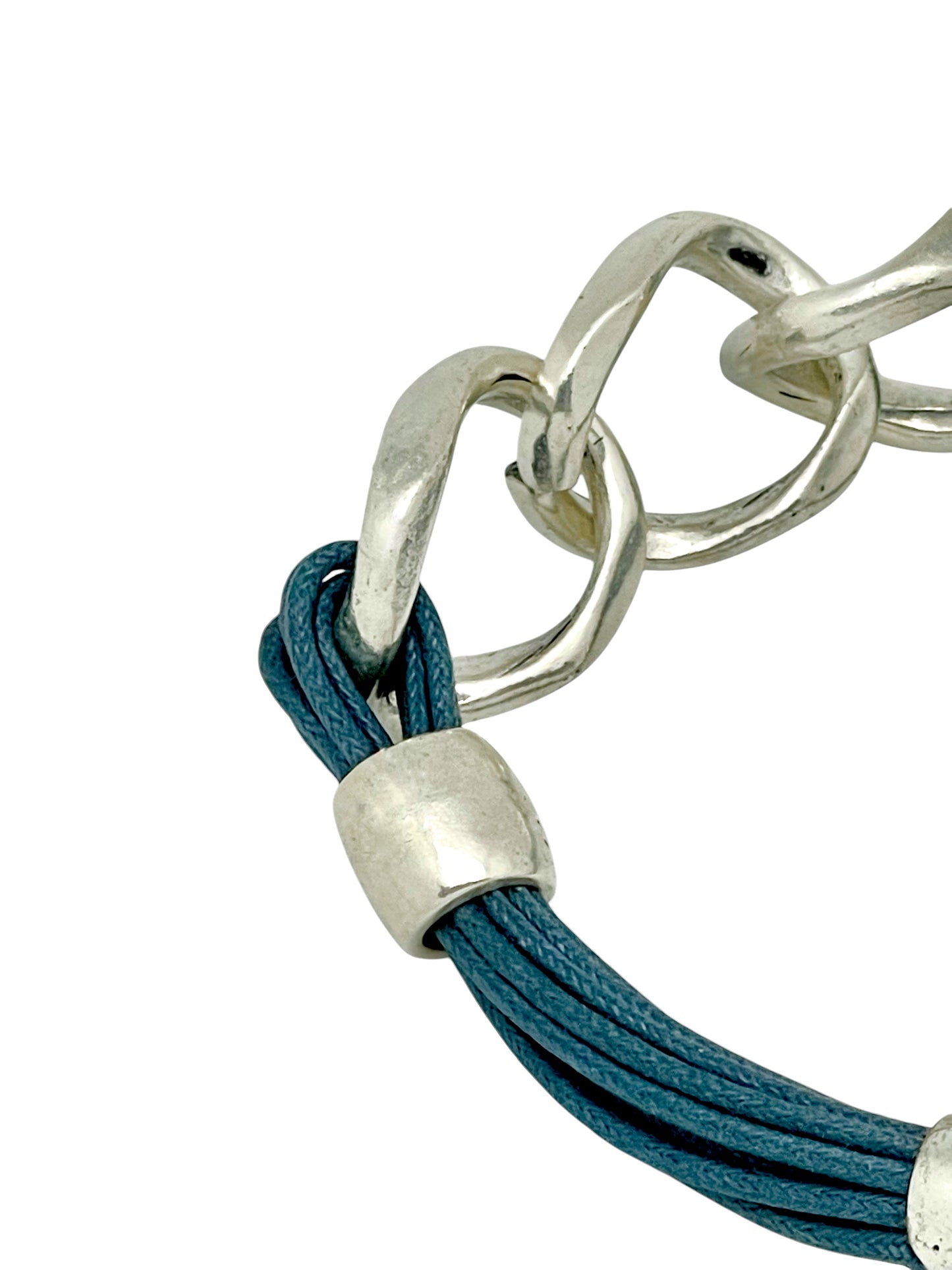 Pulsera Trial en Azul plata 10µ