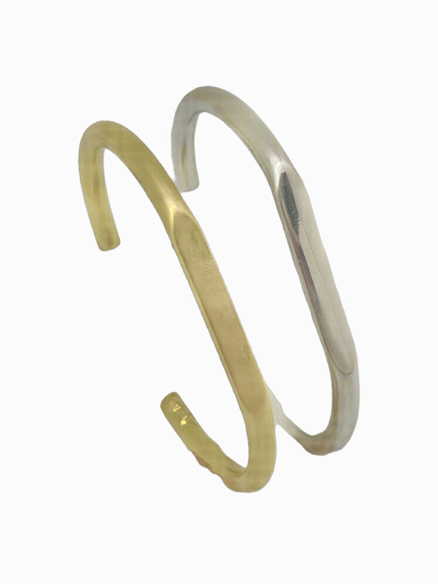 Pack pulseras combo Tubular plata_oro