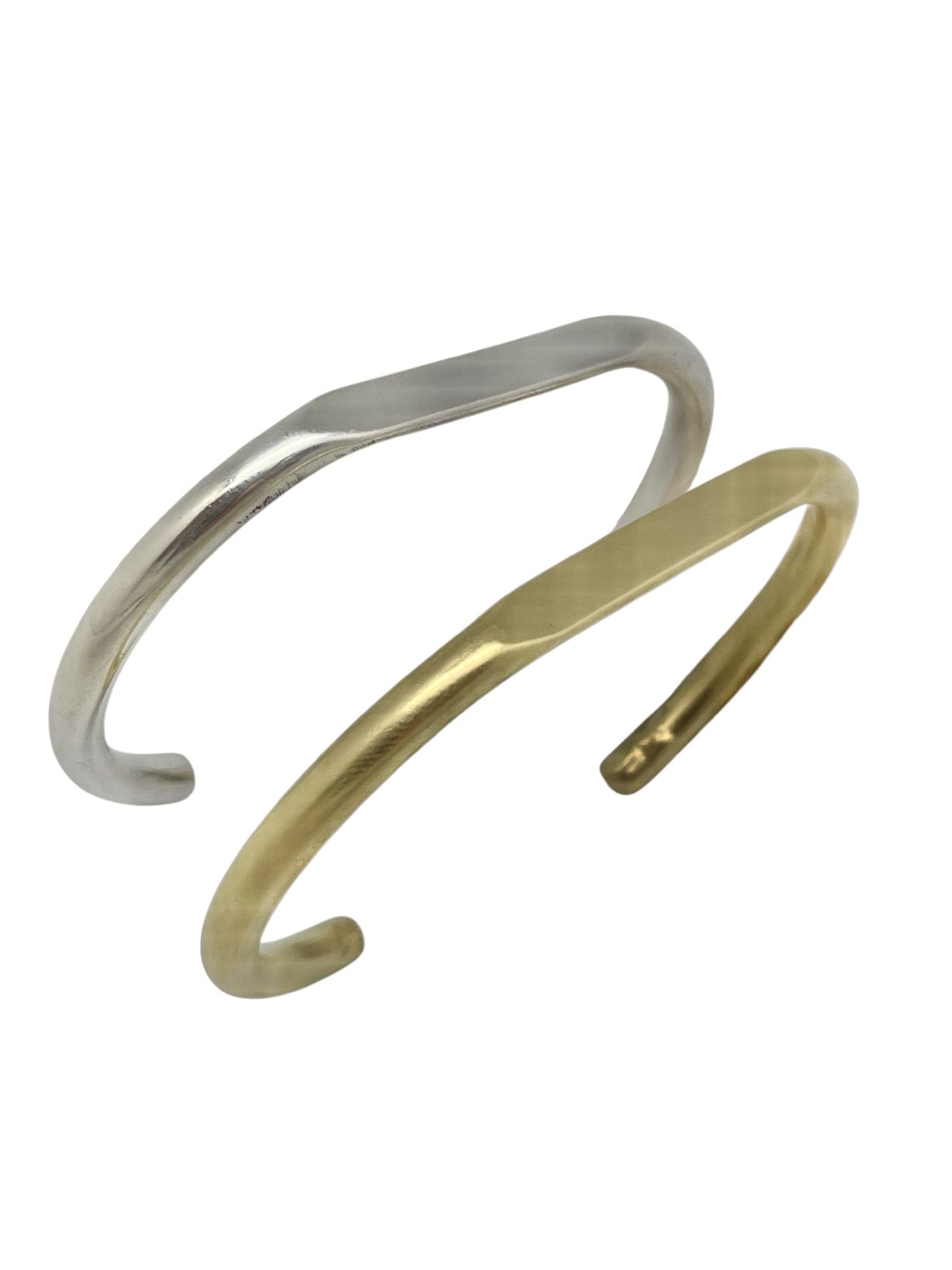 Pack pulseras combo Tubular plata_oro
