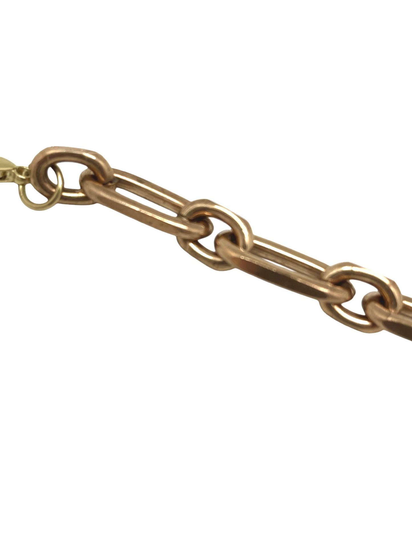 Pulsera Eslabon R chapado bronce