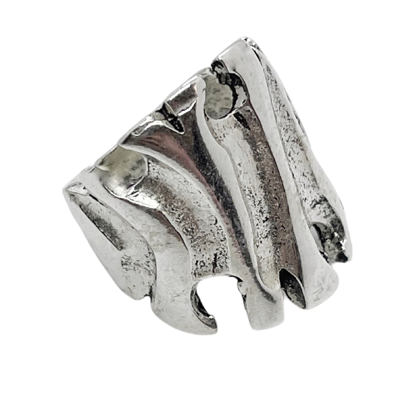 Anillo Root plata chapado