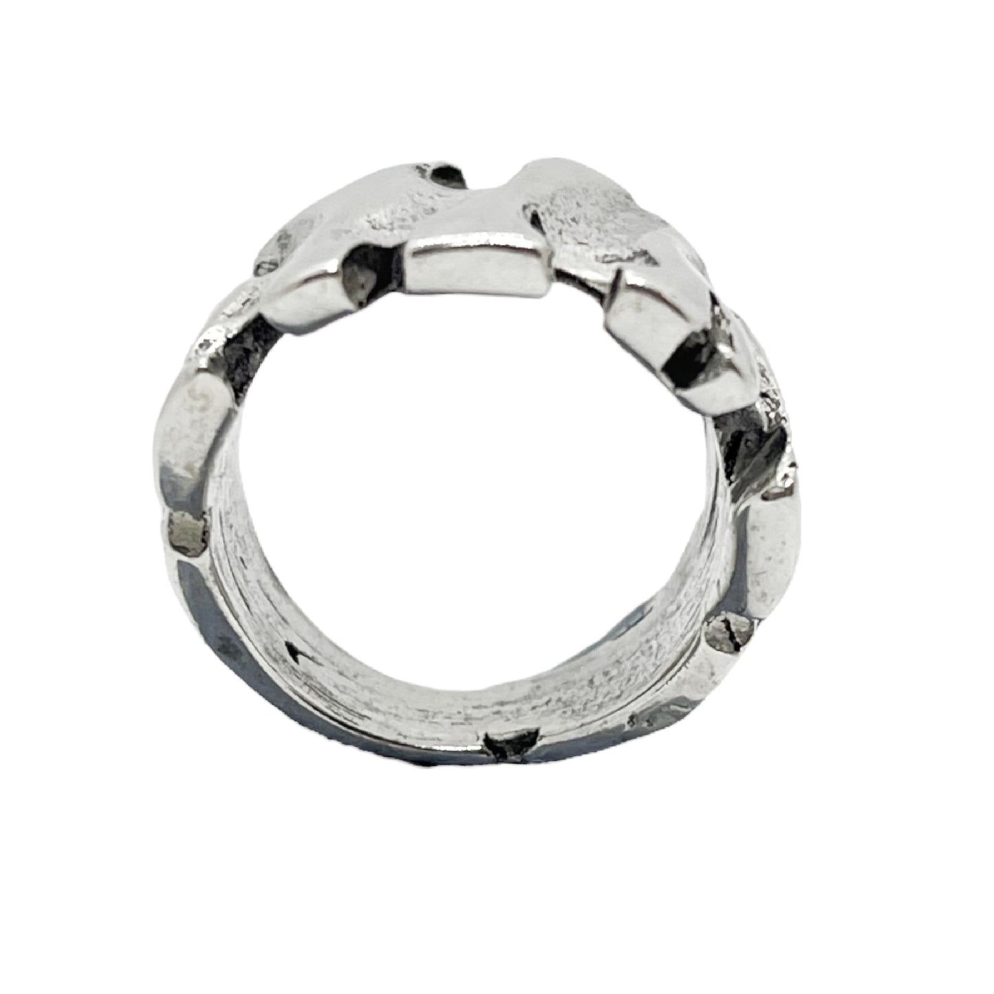 Anillo Root plata chapado