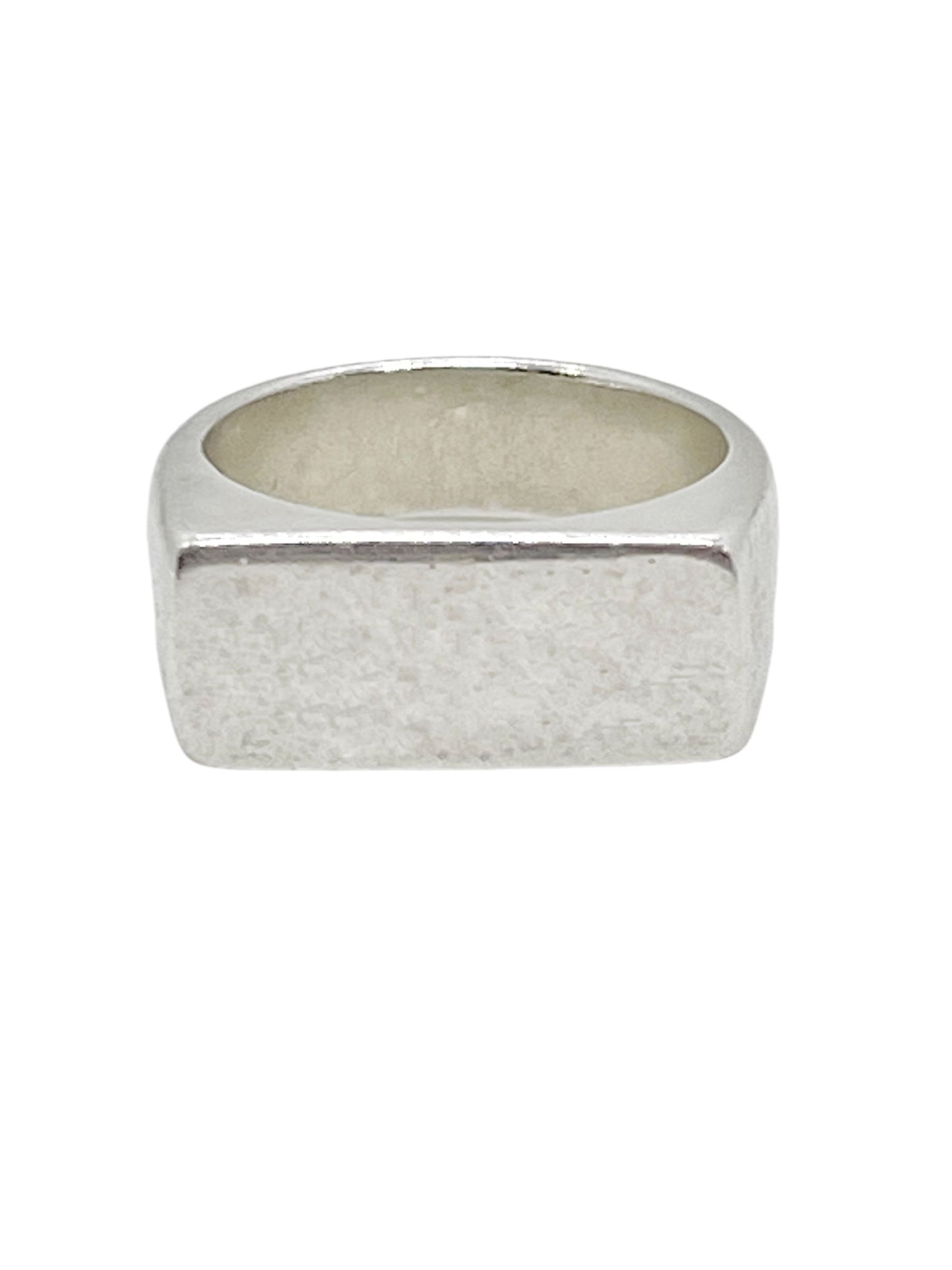 Anillo sello Plan plata 7micras T12