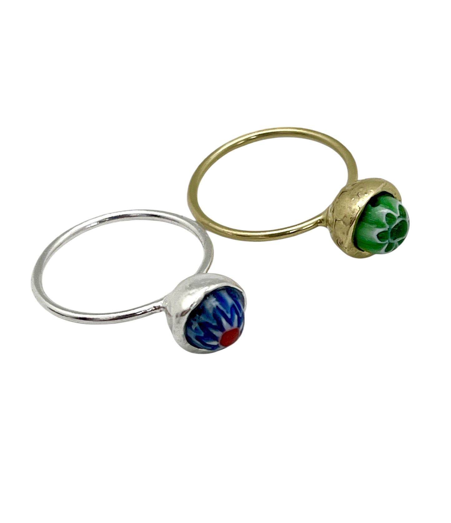 Pack de anillos Talisman de Luz en plata 10µ y dorado