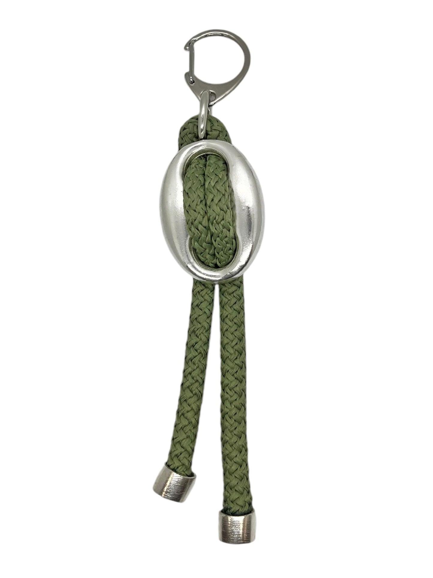 Llavero calabrote Verde plata