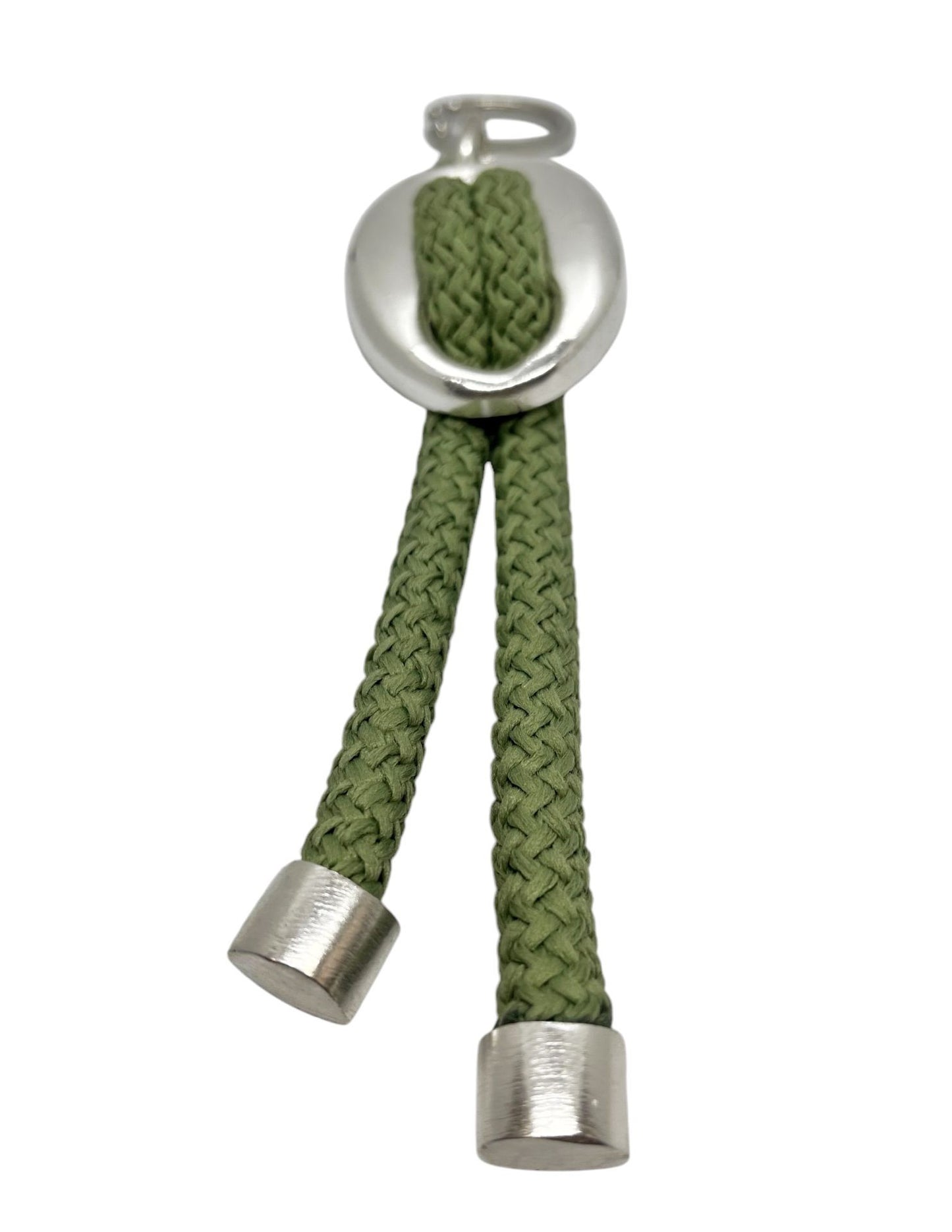 Llavero calabrote Verde plata
