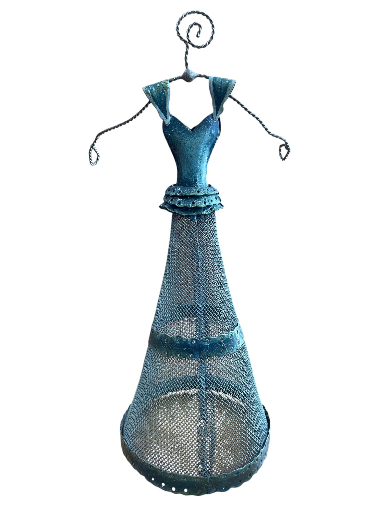 Expositor muñeca vintage metal Elegant Rosa - Azul o Salmón