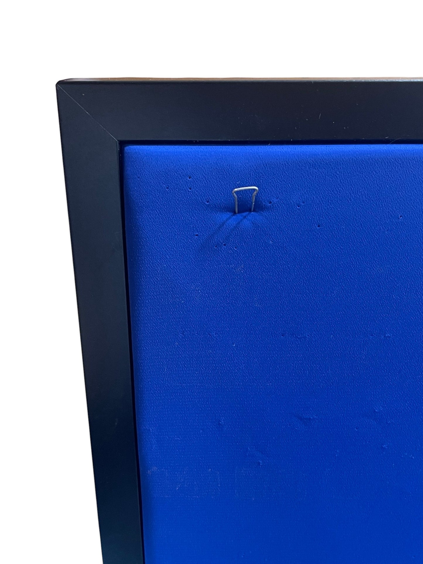 Paneles marco madera y espuma negro-azul 45x35