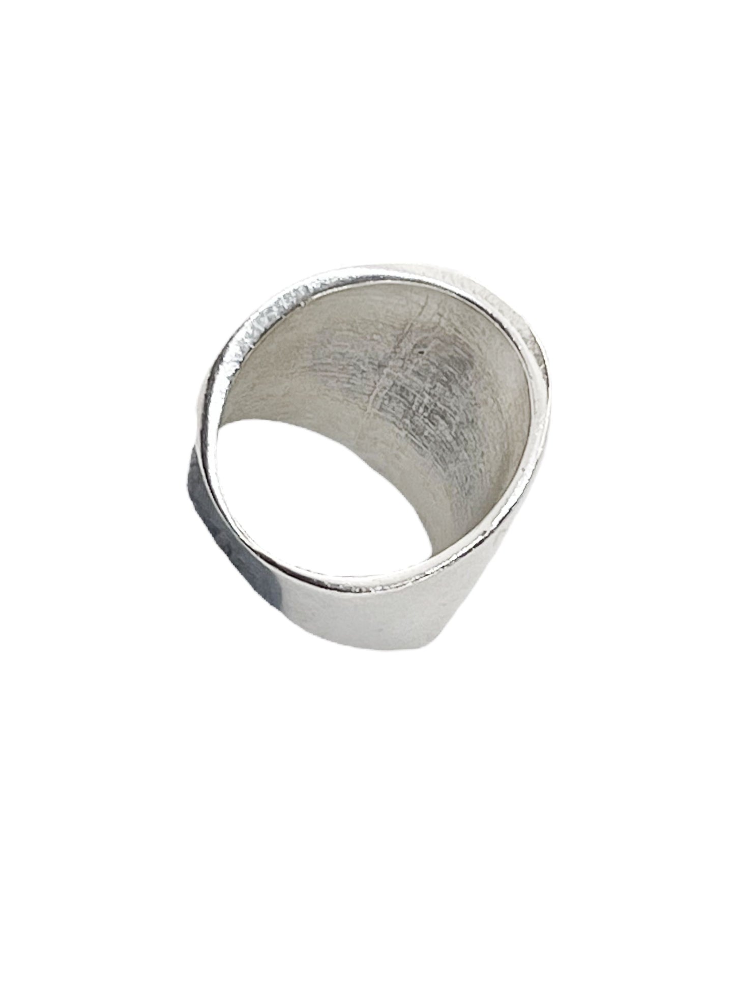 Anillo Montana en plata 7micras T15. compacto