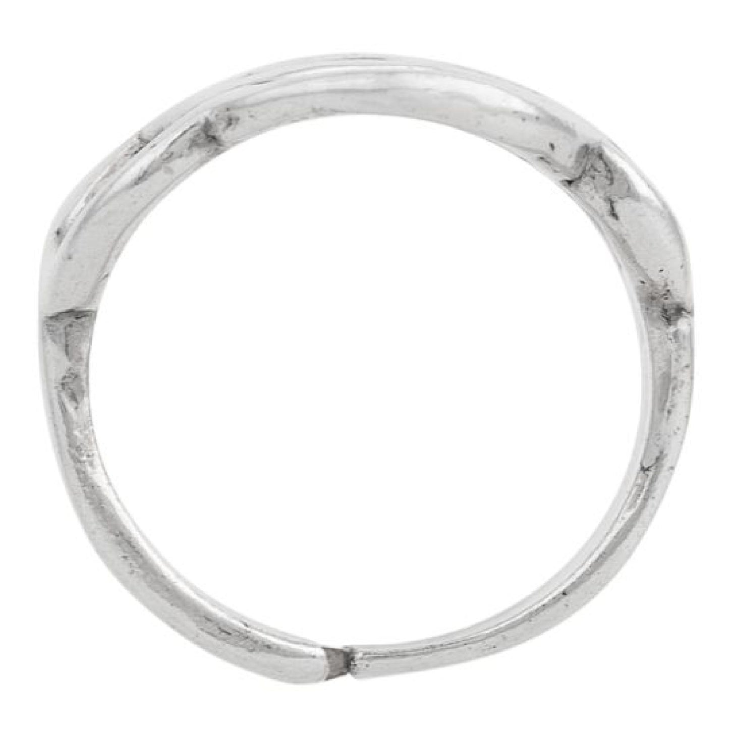 Anilllo panal en plata 10µ redondo