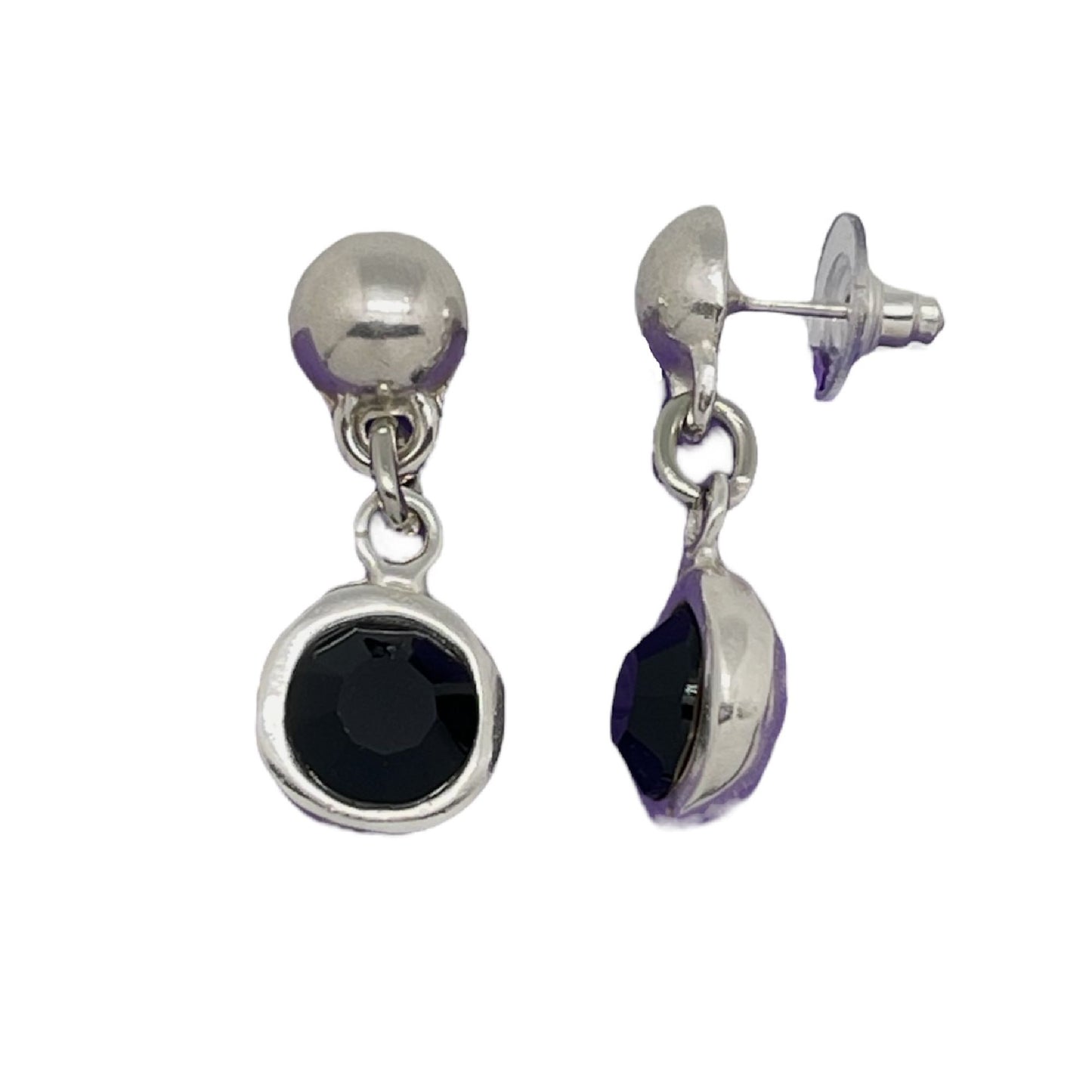 pendiente colgante cristal SW negro