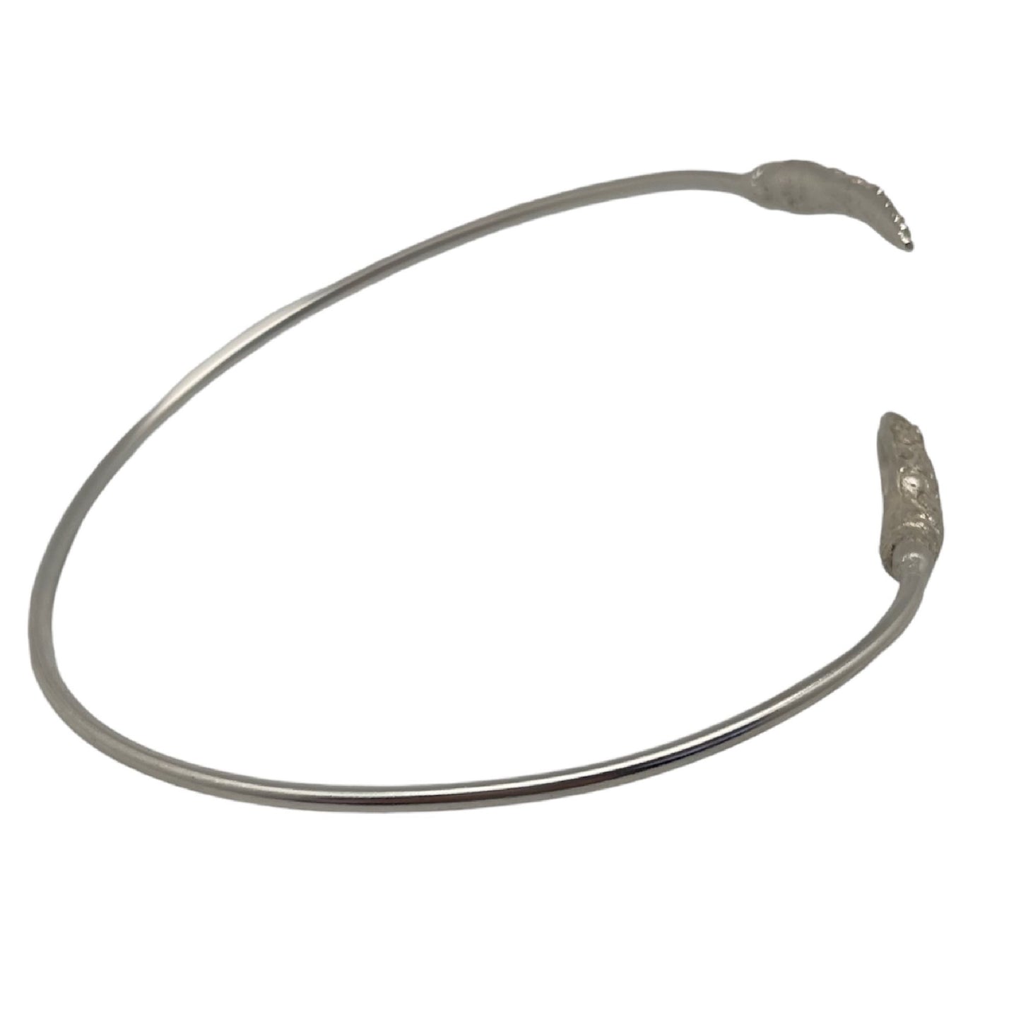 Choker serpiente plata