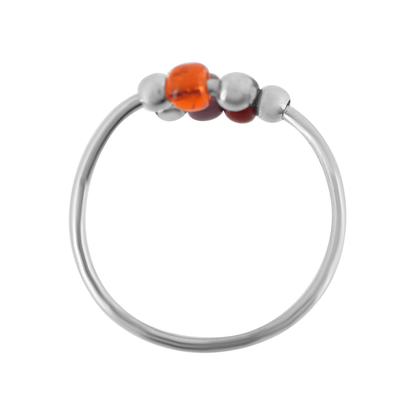 Anillo "Multicolor" plata de ley 925 y cristales