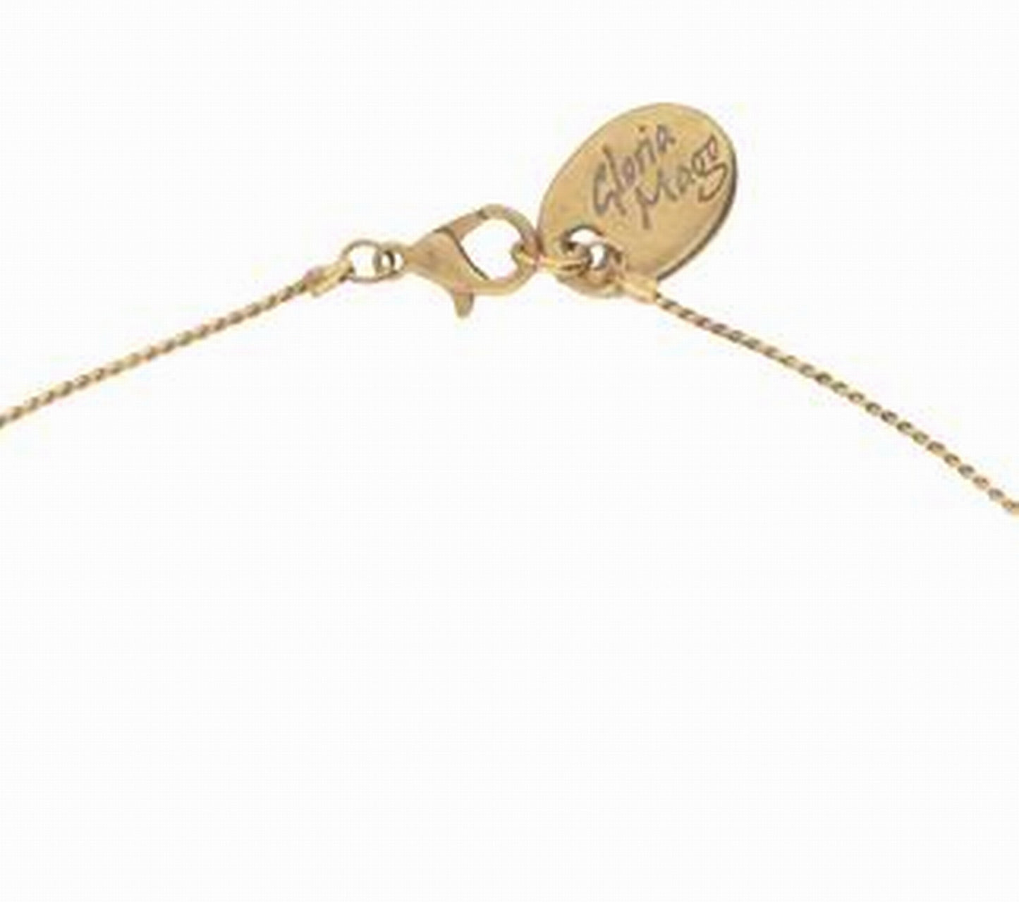 Collar largo "Guru" dorado chapado diseño
