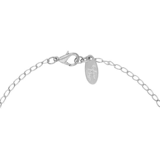 Conjunto collar-pendiente plata "Cala esmeralda"
