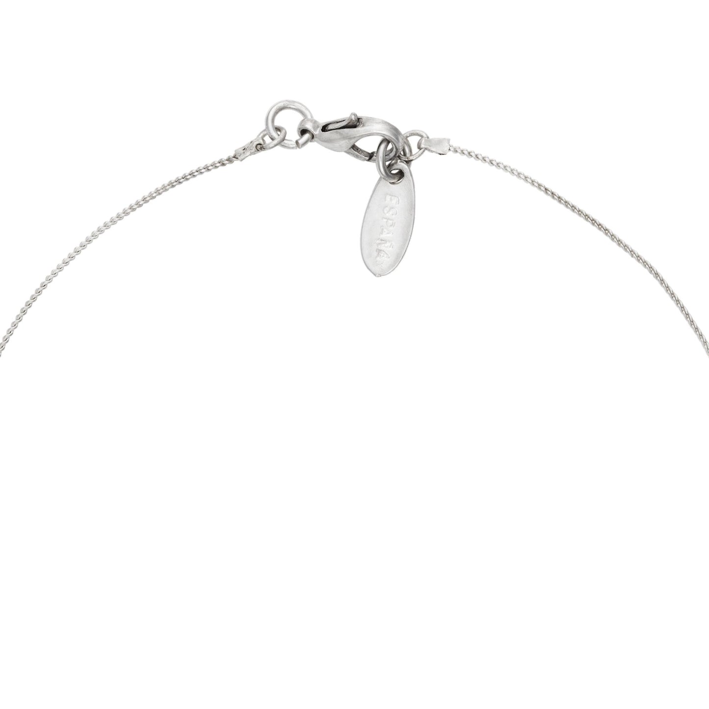 Gargantilla Hoja Swarovski en plata chapado