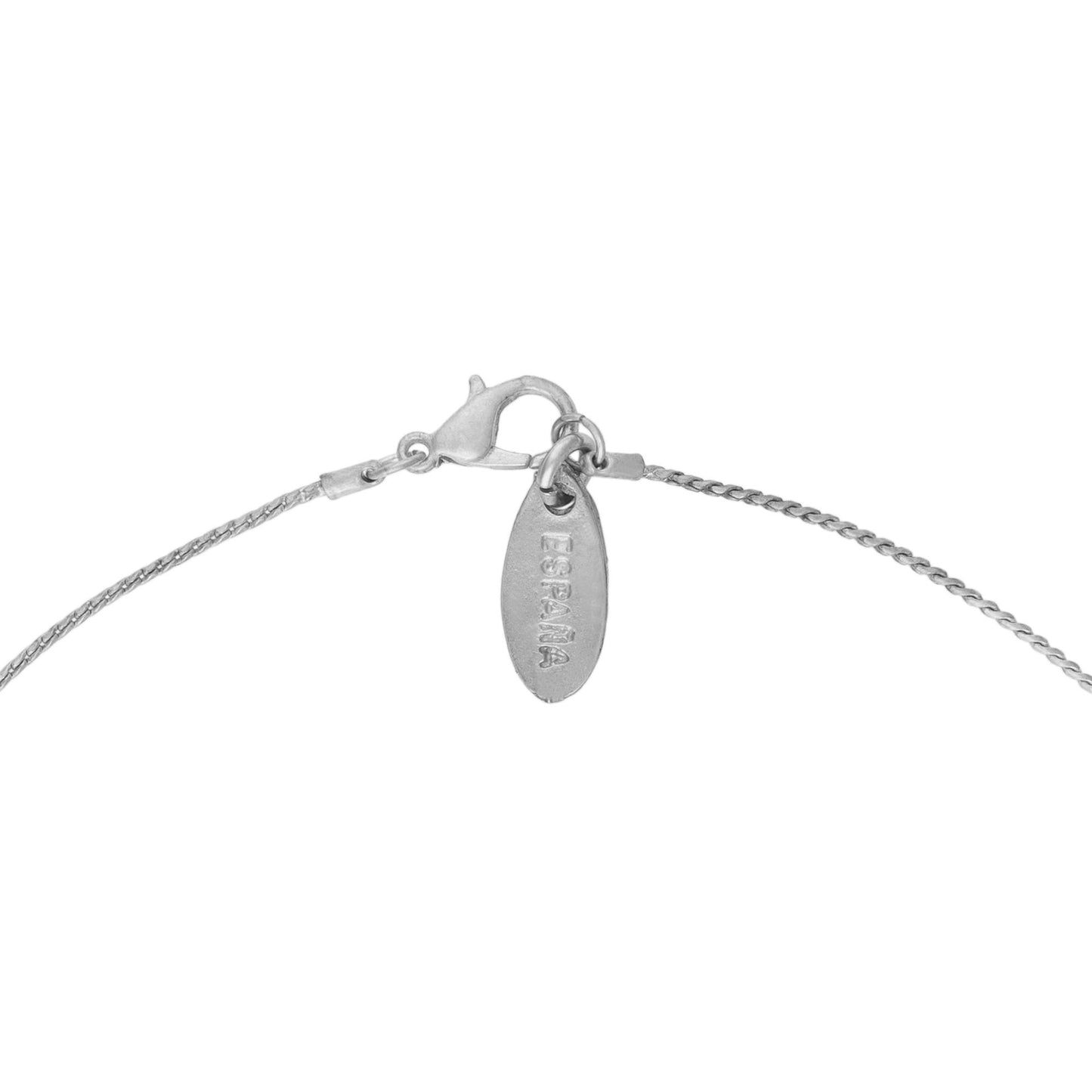 Gargantilla plata chapado "fine-drop"