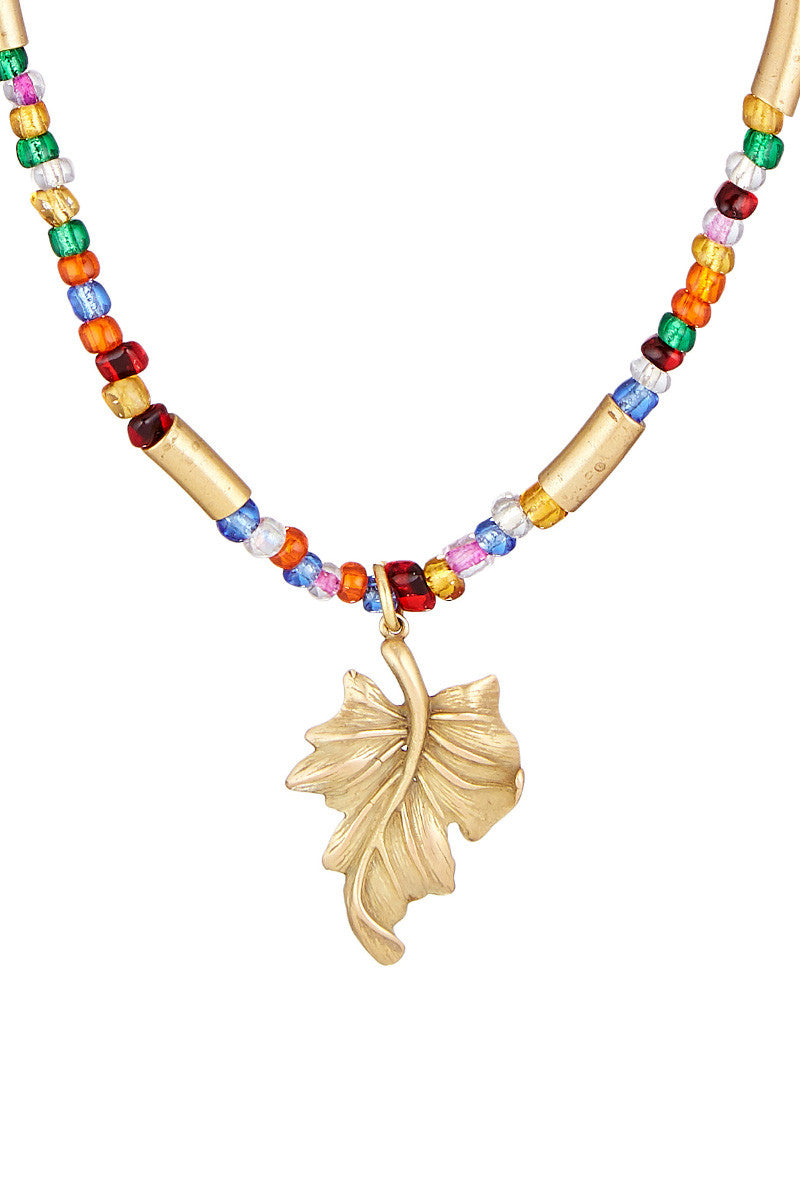 Colar gargantilha de ouro e cristais multicoloridos