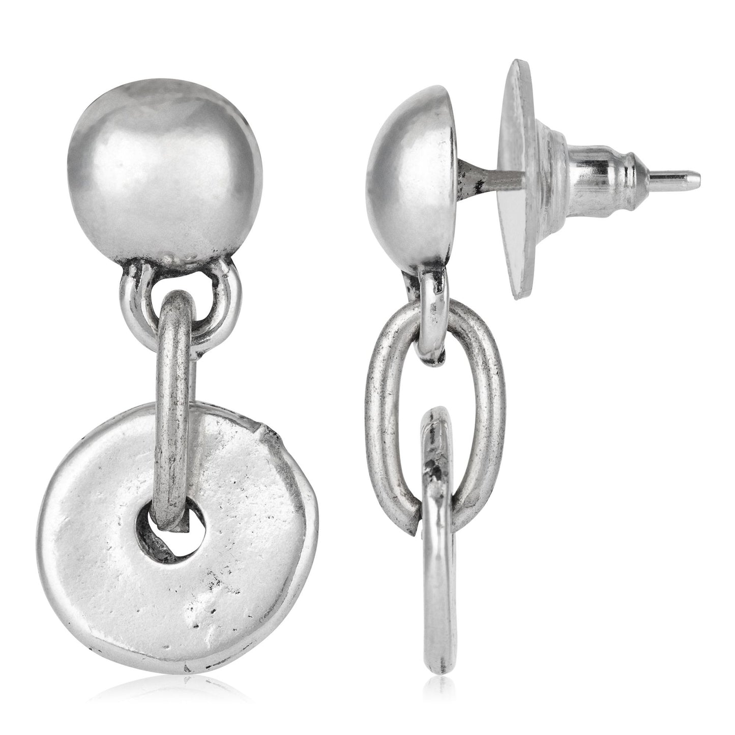 Pendiente plata chapado colgante plata