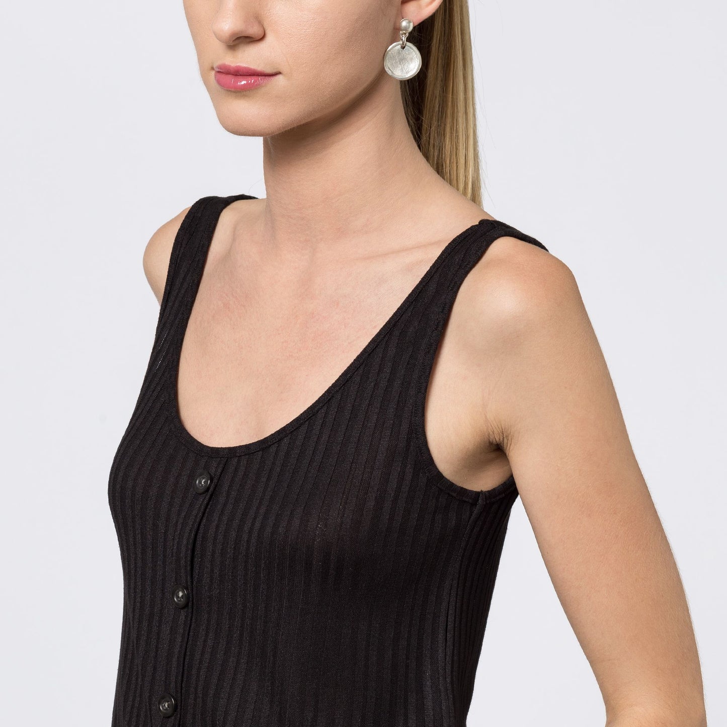 Brinco pingente de prata Aberno