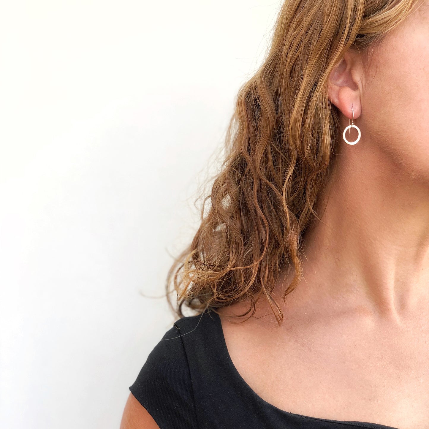 Brinco gancho de prata "Untotal" prata 925