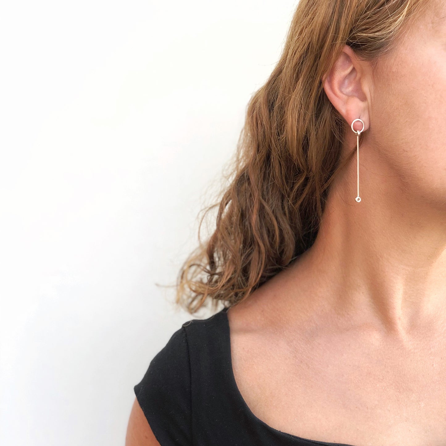 Brinco de prata "Plata Única" Hole+ em prata de lei