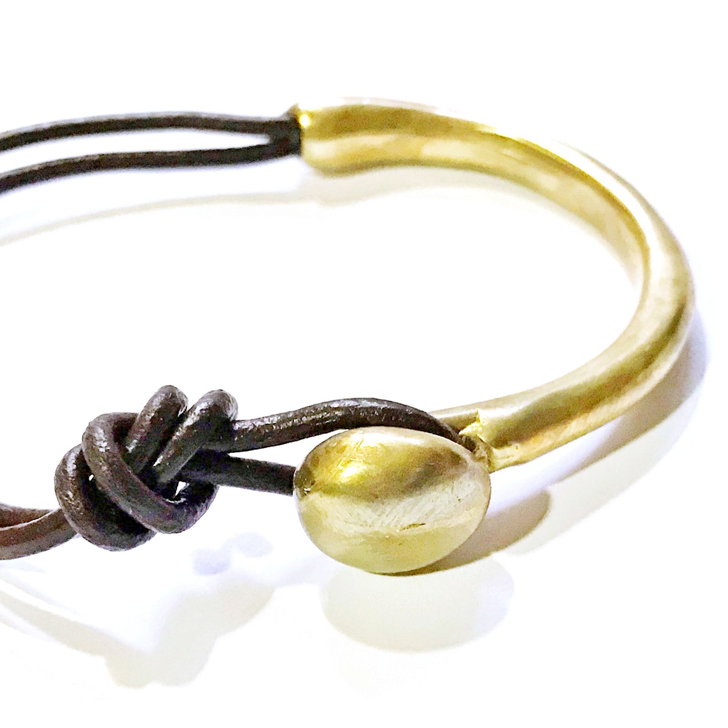 Pulsera cureo zamak dorado Unic dorado-marrón