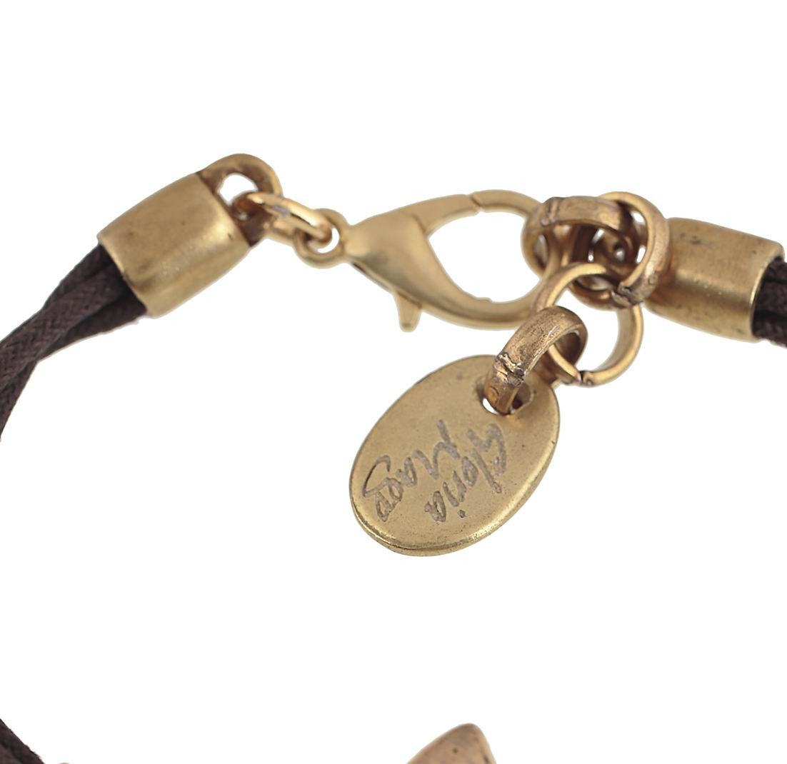 Pulsera estrella zamak dorado