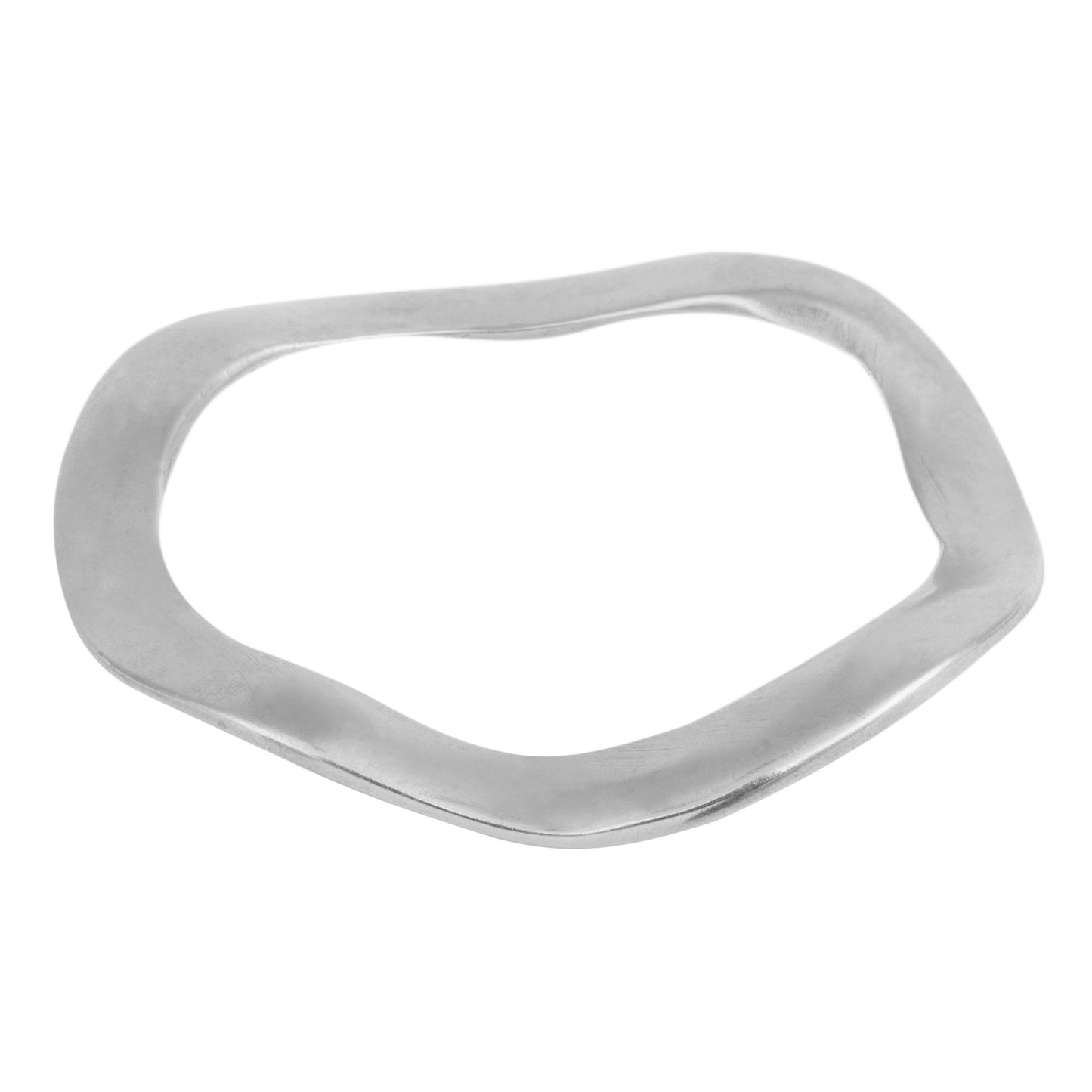 Pulsera plata aro Agua zamak