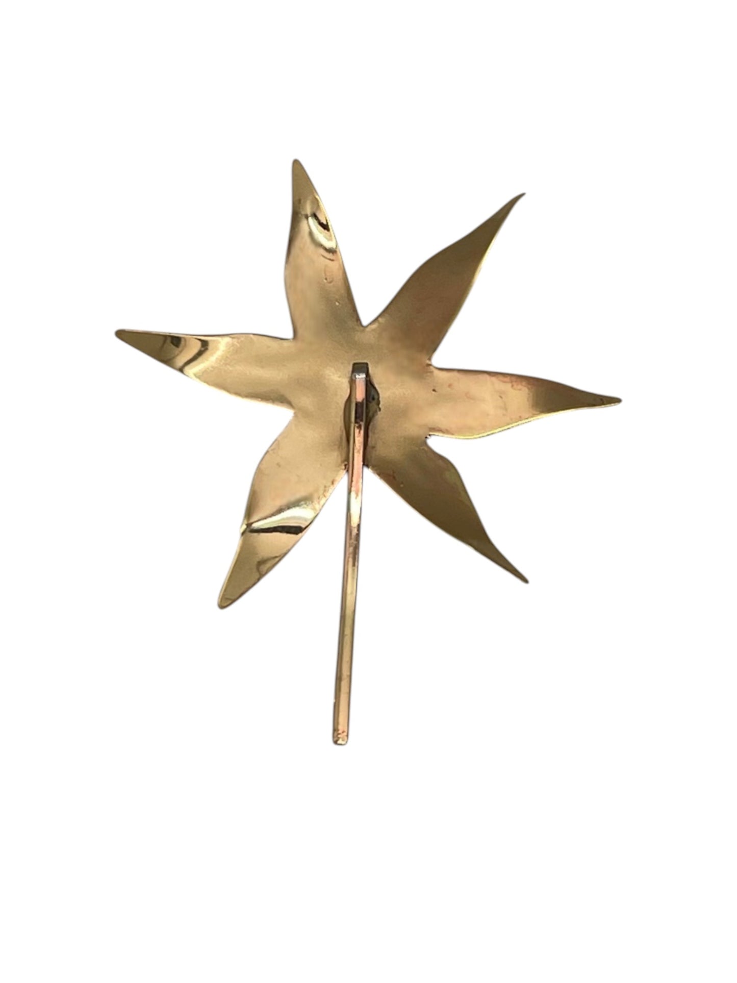 Horquilla estrella XXL laton plata 10µ o dorado