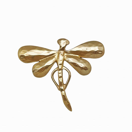 Broche libelula dorado 65x8cm